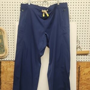 Medelita women's size XXL navy scrub pants EUC